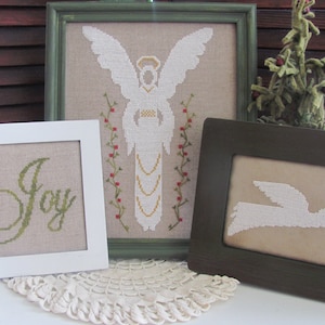 Angels Of The Holy Night counted cross stitch chart