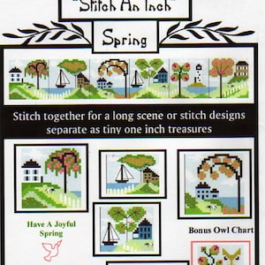 Stitch An Inch Spring Counted Cross Stitch Design