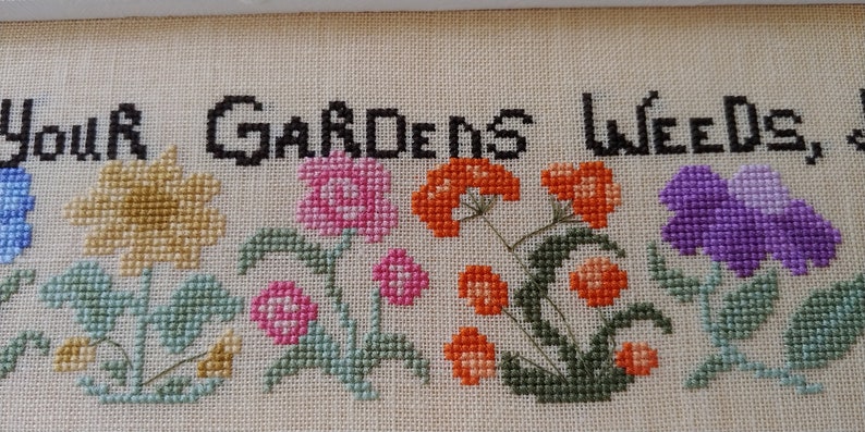 Garden Of Wildflowers Counted Cross Stitch Chart in PDF image 4