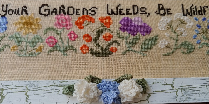 Garden Of Wildflowers Counted Cross Stitch Chart in PDF image 5