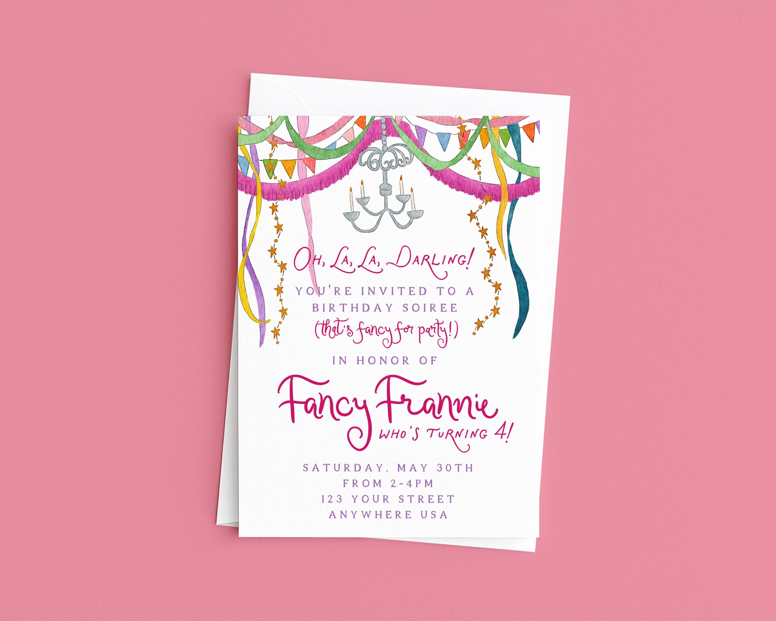 open lace back dress Halloween Costume Party Invitations