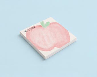 Personalized Teacher Notepad – Apple Design To-Do List Stationery