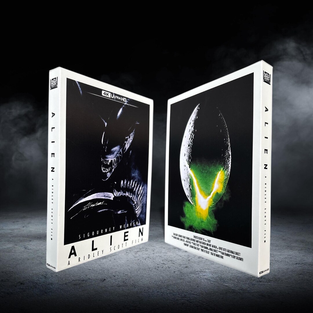 Alien Custom Hand-drawn Slipcover Blu-ray / 4K - Etsy