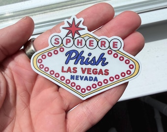 Phish at the Sphere Las Vegas Sign Sticker