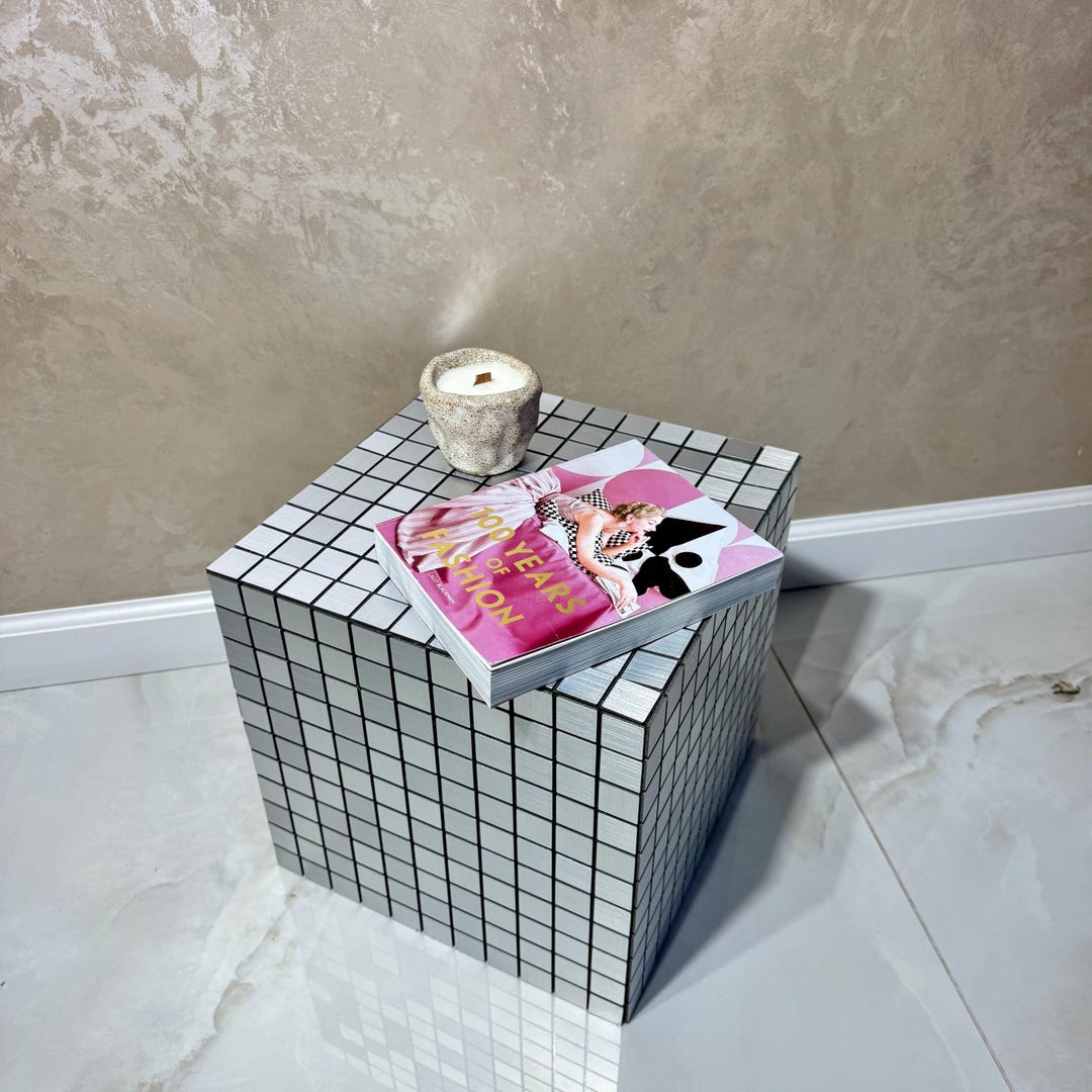 Tile Table Cube Modern Tile Side Table - Cube Accent Table, Home Decor - Etsy