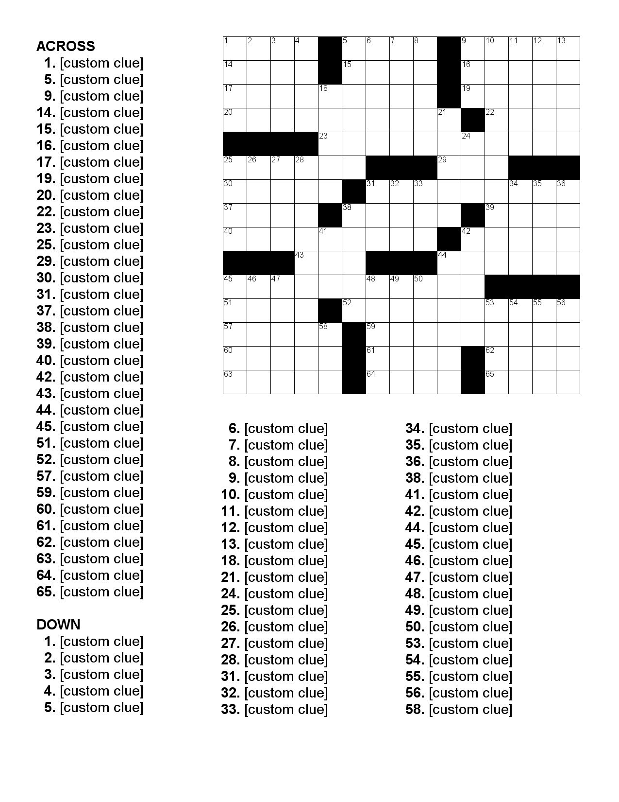 custom-crossword-puzzles-personalized-crosswords-puzzle-gifts-personalized-puzzles-personalized-gifts-etsy