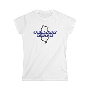 Zeta Phi Beta Sorority New Jersey Soror Tee Women's Fit