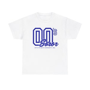 Camisa de hermandad Zeta Phi Beta / 2000s Zeta Phi Beta Soror