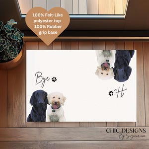 Felpudo personalizado para mascotas, felpudo de bienvenida para regalo de inauguración de la casa, felpudo personalizado, regalo para un nuevo hogar, regalo de boda, regalo personalizado
