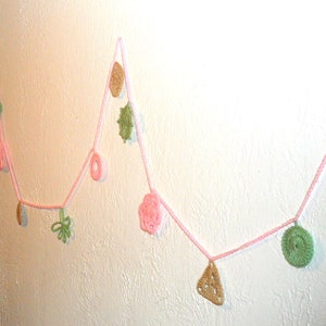 Wall Hanging, Nursery Decoration, Mantle Garland, Geometric Shapes Garland, Girls Room Decor image 3