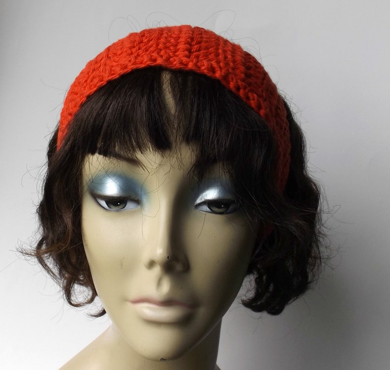 Wide Headband Dreadslocks Wrap Crochet Headband Messy Hair Etsy
