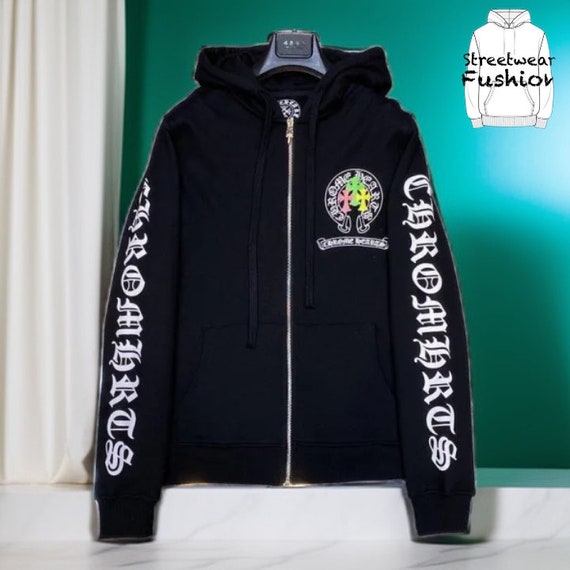 Three Crosses Unisex Black Zipperup Hoodie - Etsy