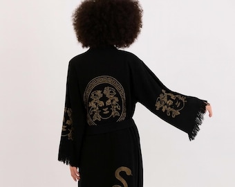 Unisex Medusa Bathrobe, Handmade Premium Quality Robe