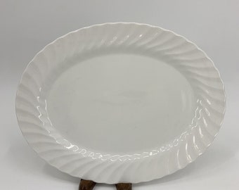 Johnson Brothers Regency White China 12" Serving Platter