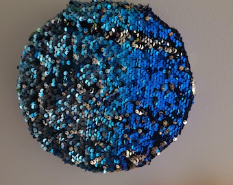 Flip Sequin Sensory Toy | Autism Fidget Toy | ADHD Focus Tool | Reversible Sequin Sensory Hoop | Handmade Canada