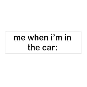 Car Bumper Sticker