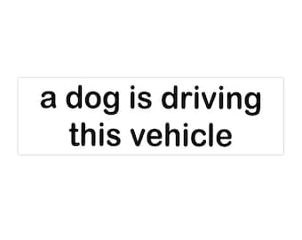 Bumpersticker hond