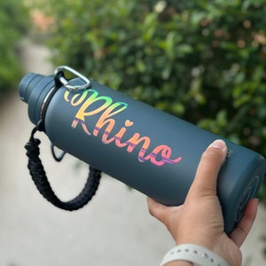 Customized Vinyl Name Labels - For water bottles, wedding décor, wine glasses, bridesmaid names, stickers, kitchen labels, lunchboxes etc.