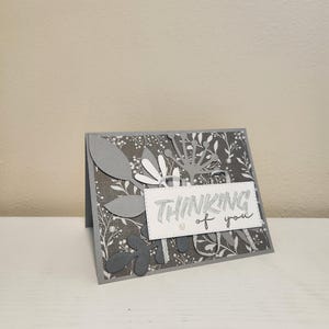 Paquet de 5 cartes de sympathie vierges personnalisées