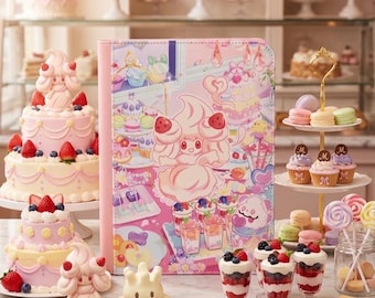 Alcremie Slurpuff Pokemon Binder, Pink Vault X 4, 9 or 12 Pocket TCG Album, Collector Gift