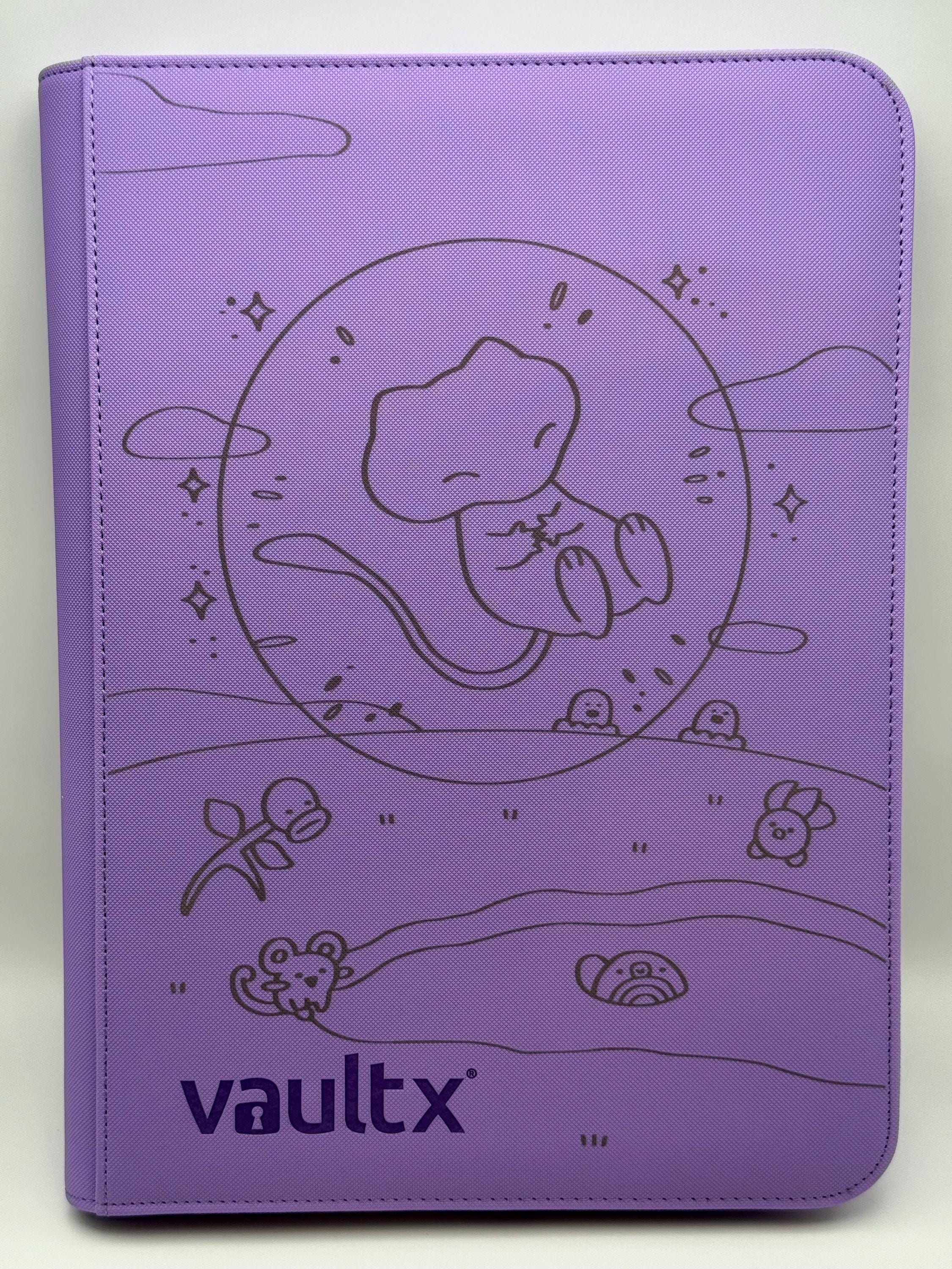 Pokemon Paldean Fates Mew Vault X 9 or 12 Pocket Trading Card Zip Up Binder
