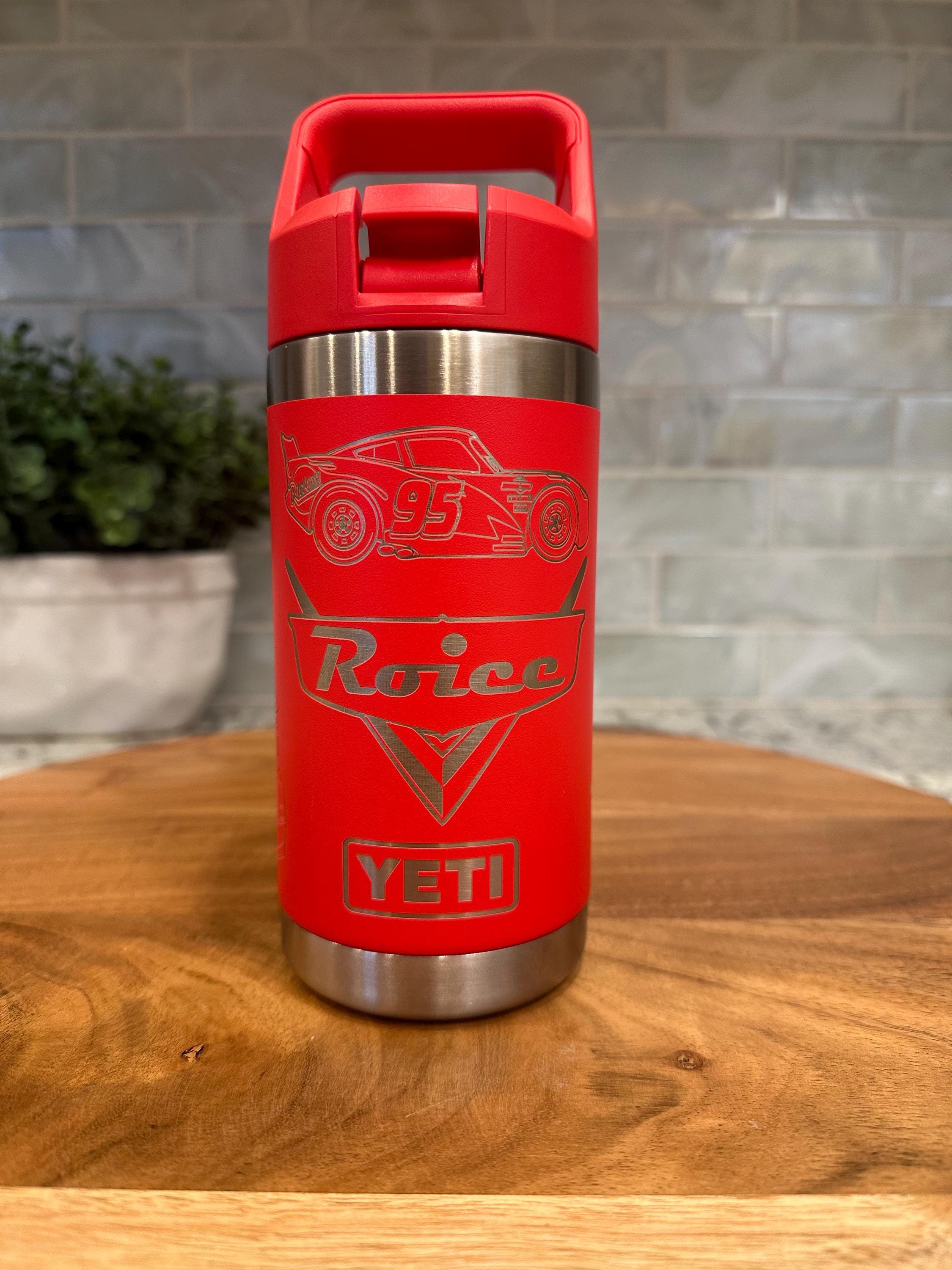 Disney Pixar Cars Lightning McQueen Yeti 12oz Tumbler Personalized Cup