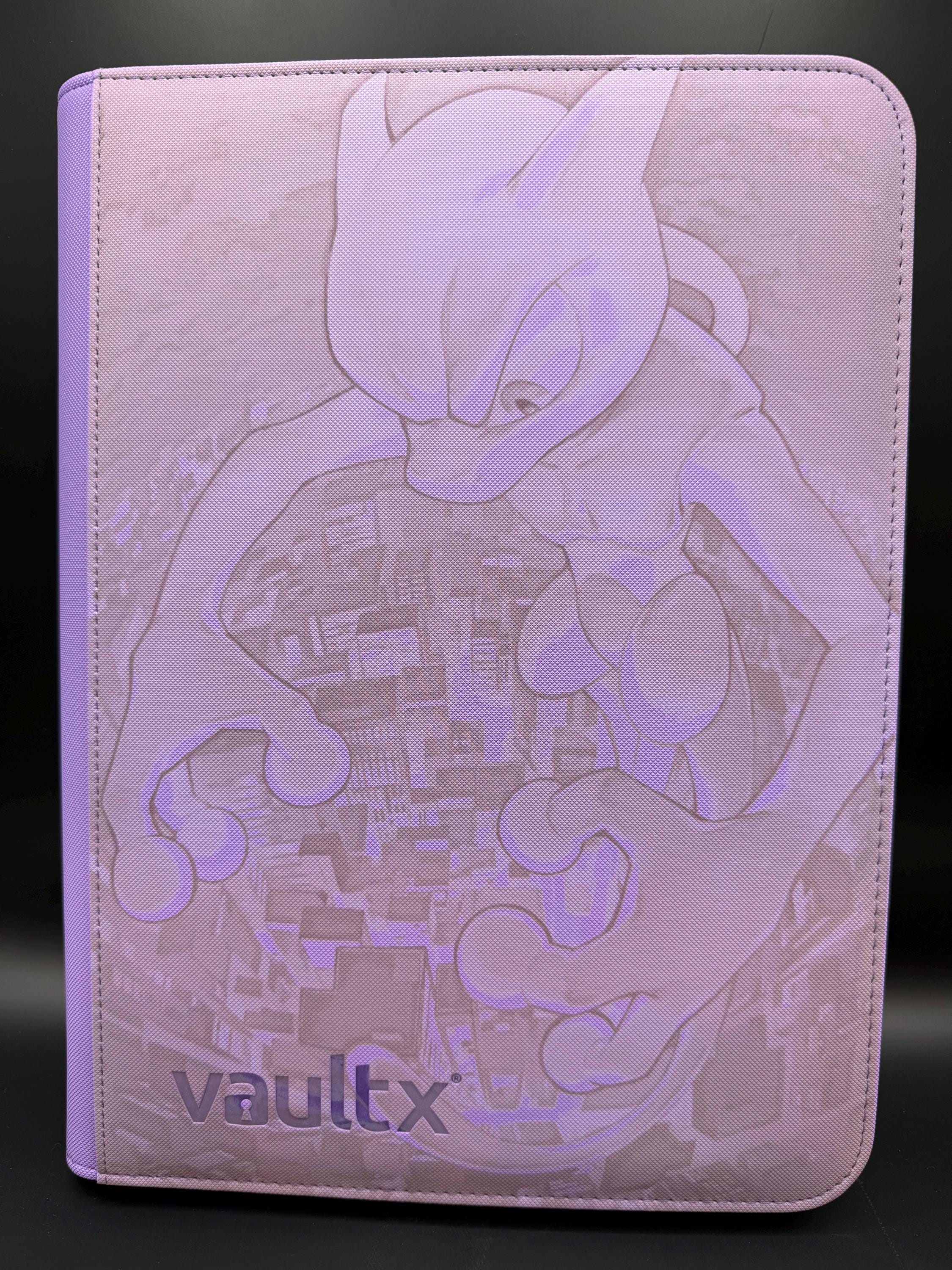 Pokemon Mewtwo Vault X 9 Pocket Trading Card Zip up Binder - Etsy