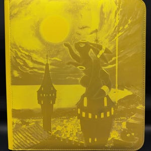 Umbreon Yellow Evolving Skies Vault X 12 Pocket Trading Card Zip Up Binder