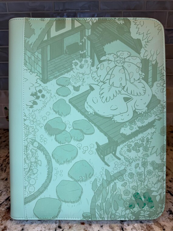 green pokemon card binder Premium Pokemon Card Binder for Collectors | 540 Cards