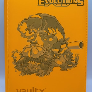 Mega Charizard Pokemon Binder, Neon Orange Vault X 9 Pocket TCG