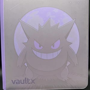 Gengar Purple Vault X 12 Pocket Trading Card Zip Up Binder