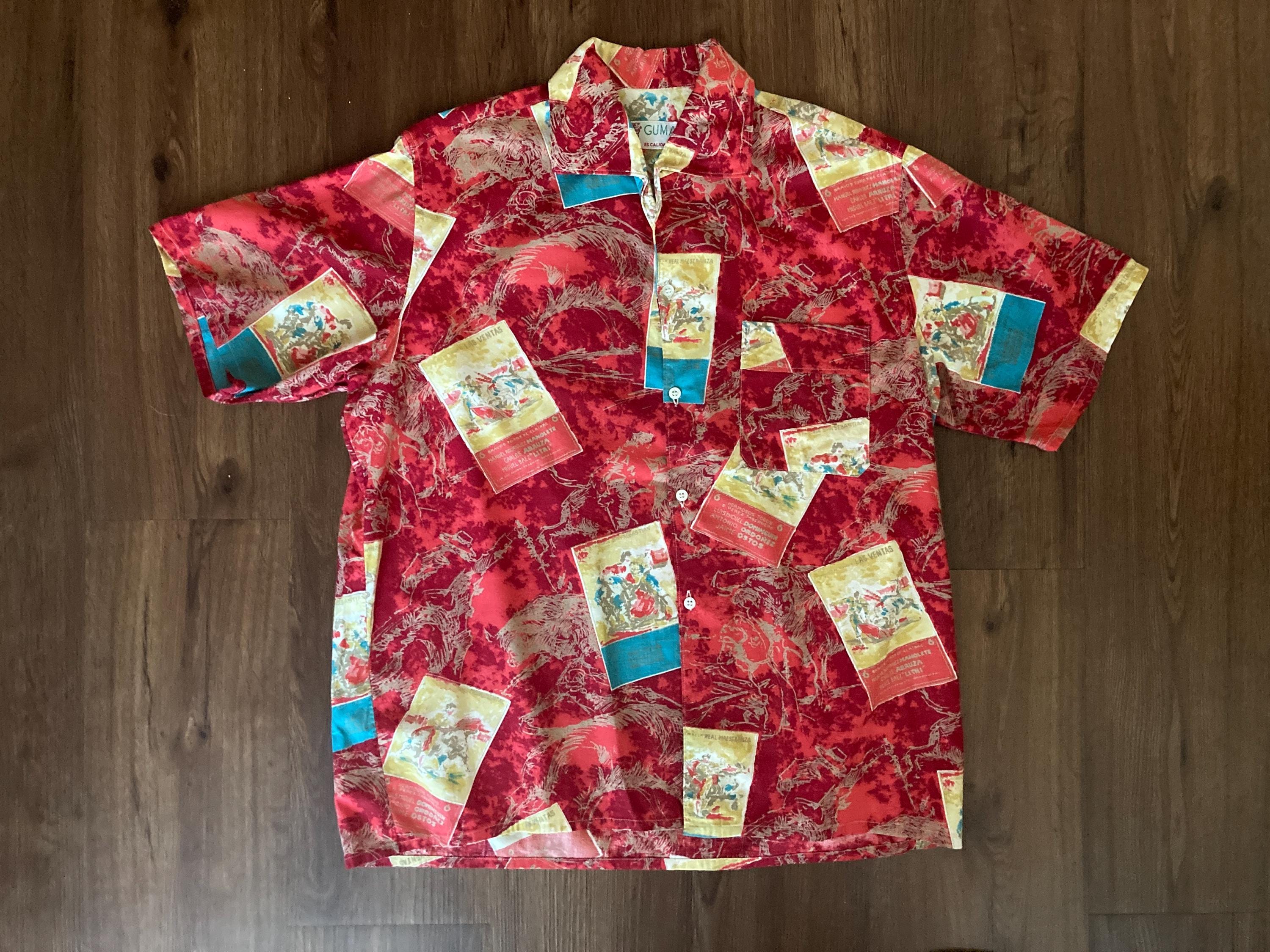 50s Mexican Shirt - Etsy New Zealand