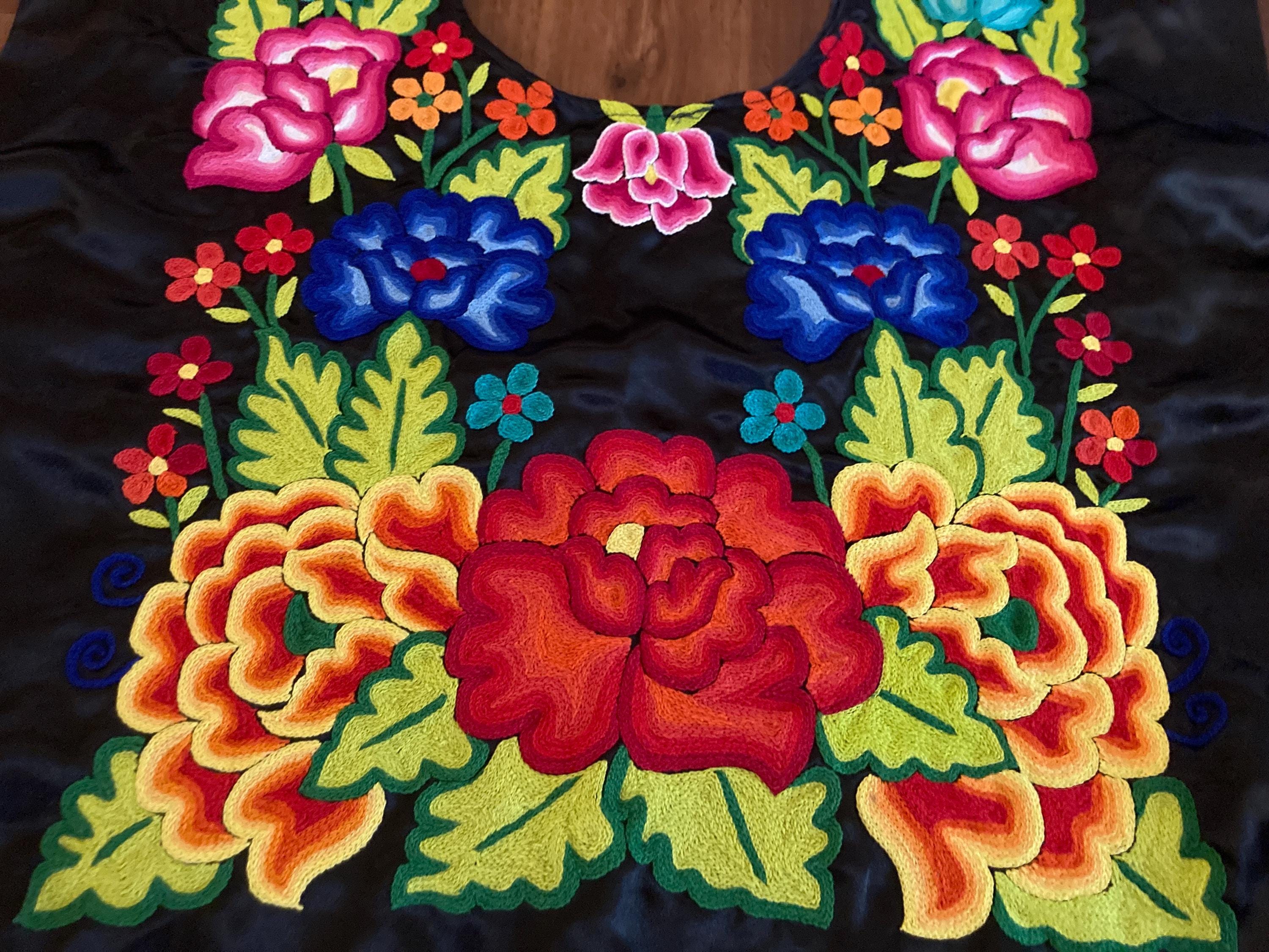 Blusa Huipil Yucateca Hipil Blusa Yucateca Blusas Bordadas A Mano