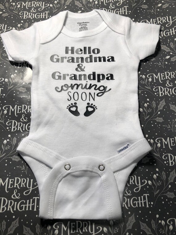 grandma onesie announcement