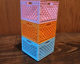 3D-utskriven mjölklåda skrivbordsorganisatör