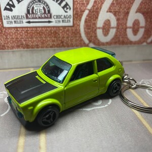 73 Honda Civic Custom Keychain