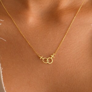 H&m double venus necklace hot sale