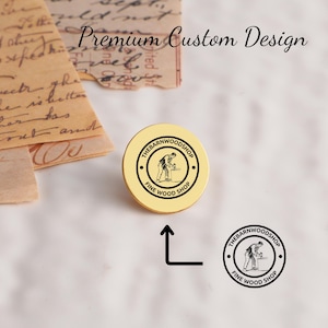 Custom Company Logo Lapel Pin, Personalized Engraved Logo Brooch, Business Logo Pin, Badge For The Business Meeting, Gift For Worker