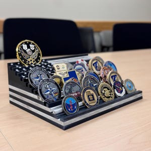 3D Printed Coin Holder – Compact Organizer for Coins, Tokens, or Game Pieces