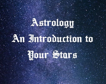 An Introduction to Astrology - Instant Download Astrology Divination Numerology Tarot
