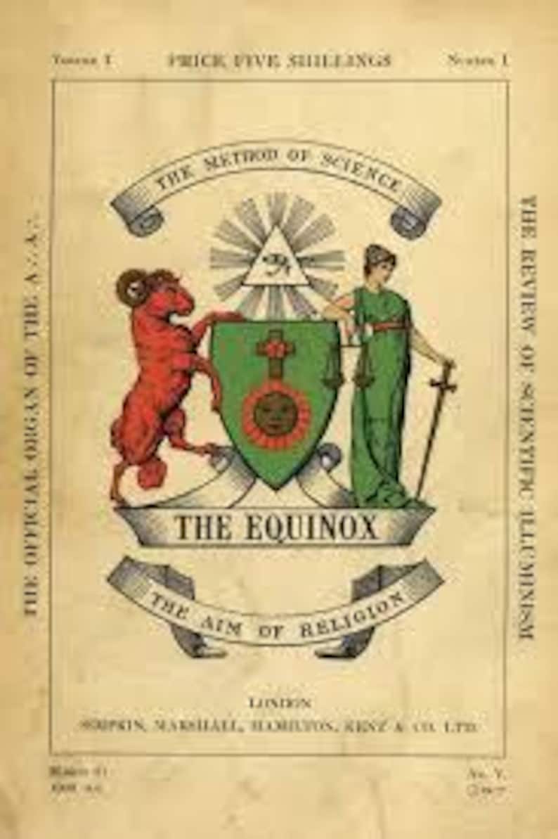 The Equinox Aleister Crowley OTO AA Bookmarked PDF New Age Occult Thelema Metaphysics zdjęcie 2