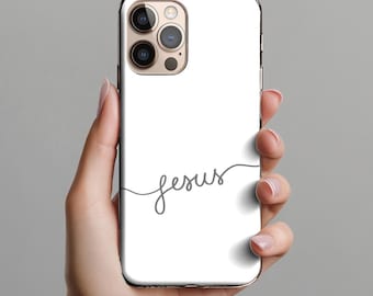 Jesus Phone Case, Christian Faith Gift, Religious iPhone & Samsung Cover