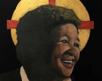 Barbara Holmes icon print