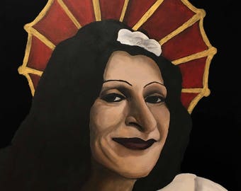 Sylvia Rivera icon print