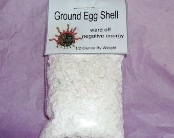 Ground / Powdered Egg Shell - 1 Ounce - Ward Off Negative Energy