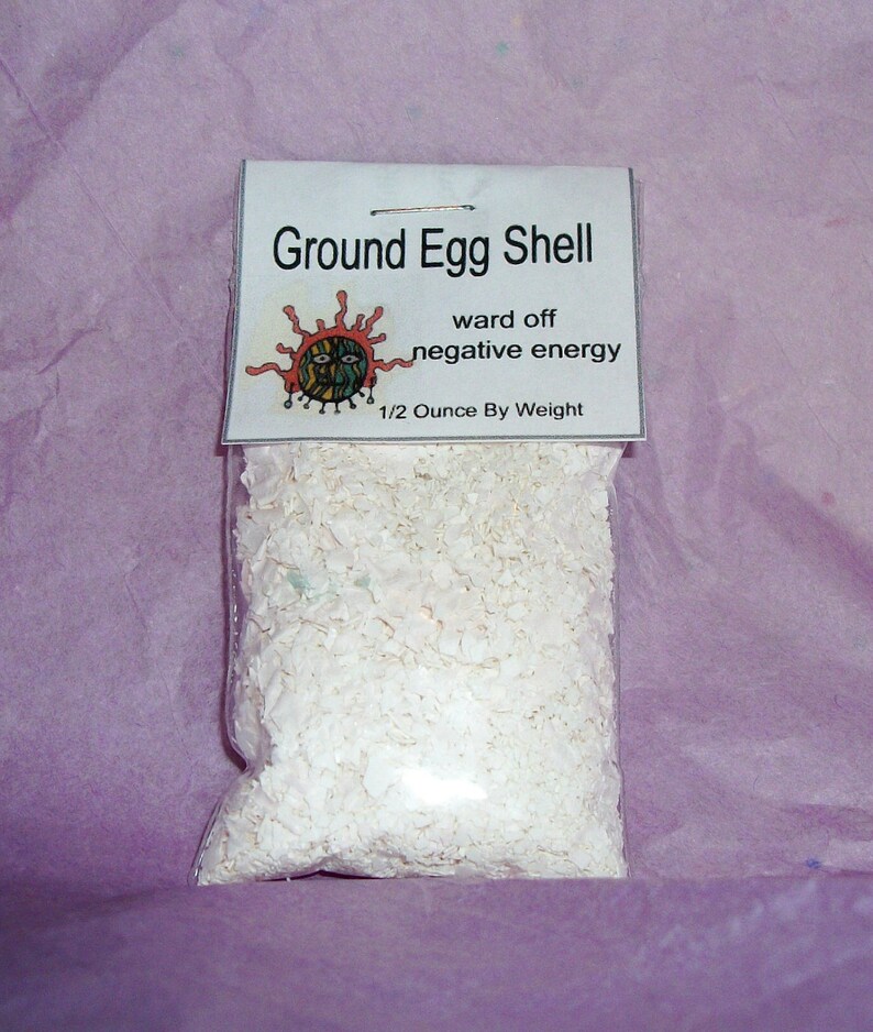 Ground / Powdered Egg Shell 1/2 Ounce Ward off Negative Energy Etsy
