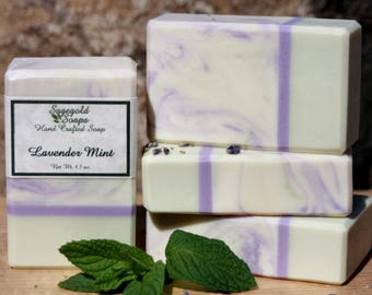 Lavender Mint Handmade Cold Process Soap