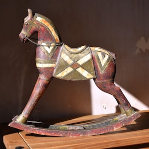 Antique Indian rocking horse