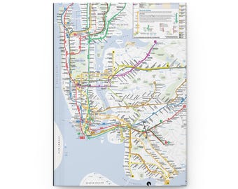 Cuaderno de tapa dura mate MTA 1997 / Diario de viaje, útiles escolares, regalo
