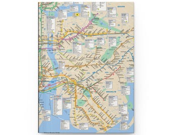 MTA 2007 Hardcover Journal Matte | Travel Journal, School Supplies, Gift